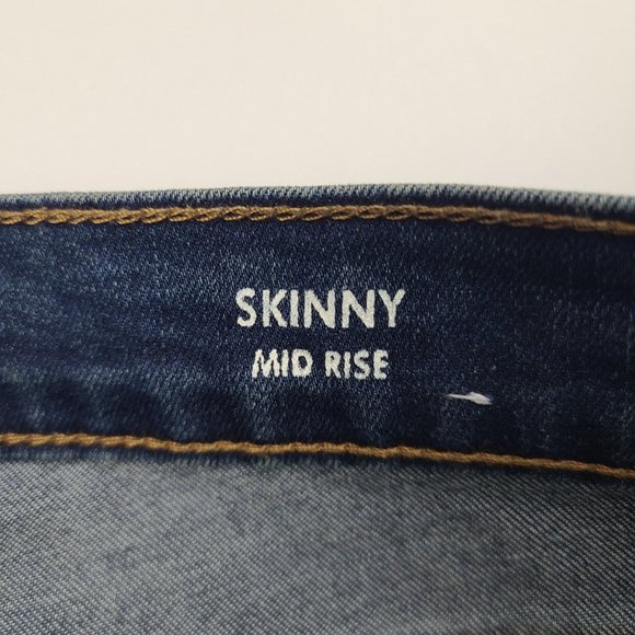 Nicole Miller Skinny Mid Rise Denim Size 12 - Picture 8 of 9